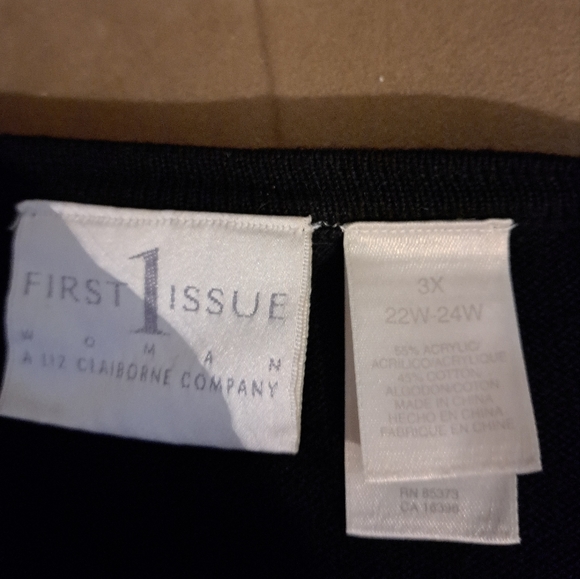 Black Plus Size Sweater - Picture 4 of 4